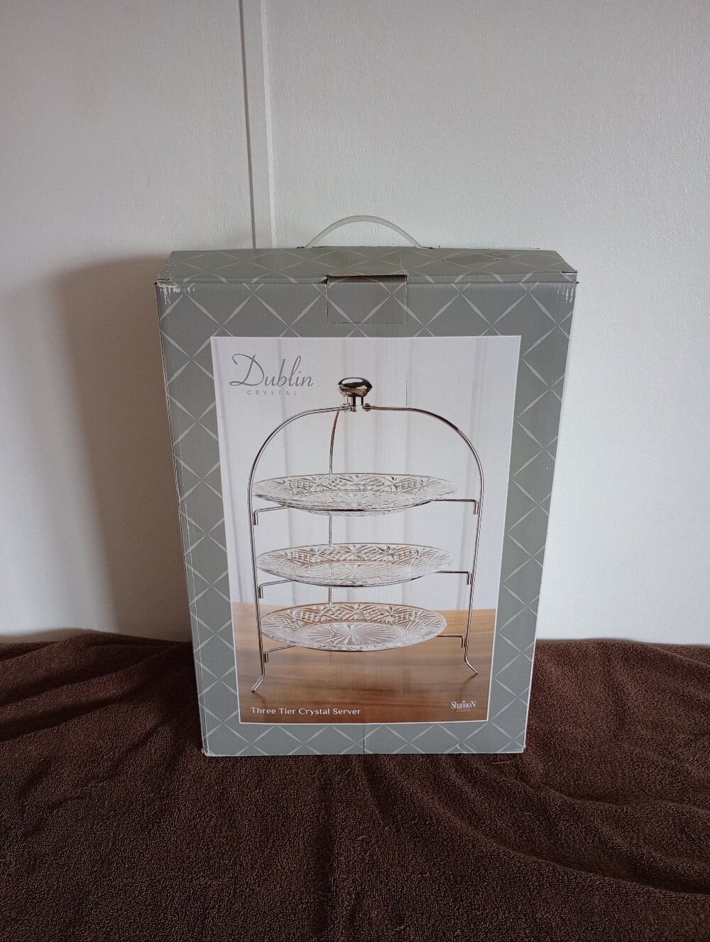 Godinger 3 Tiered 12 " Platter Stand - Dublin Crystal